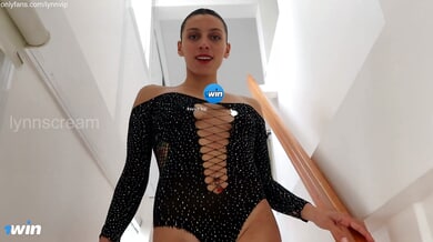 Petite Argentinian dancer prepped for rough roleplay before her dance class