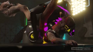 SYNTH RAVEGAES TINY PROTOGEN GIRL'S PUSSY TWICE [FURRY] [MESSY] [ROUGH]