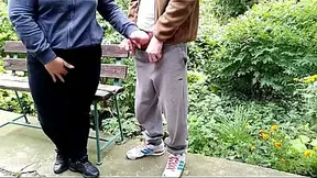 Hot mature stepmom gets cum on her tight big ass