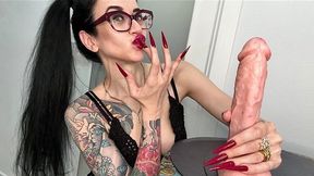 New RED Long sharp nails, claws and handjobs (2688x1512)