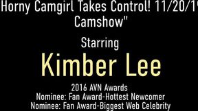 Kimber Lee Live featuring Kimber Lee's masturbation sex