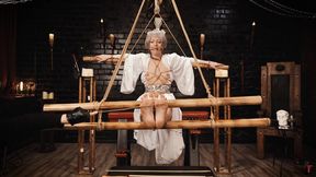 Japanese Style Demon Summoning - 300 Hard Blows with Cane and Bamboo Only (UHD 4K MP4)