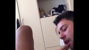 Chupando o h&eacute_tero curioso