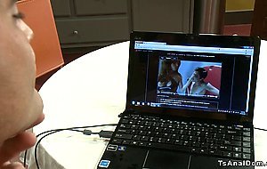 Shemale fucks bf and his film partner