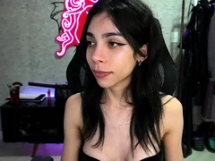 Shy brunette homemade amateur webcam teen