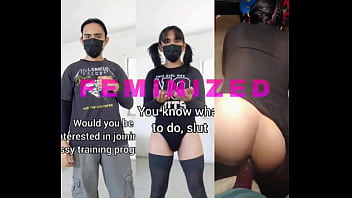 This Boy Is Being Feminized By A Virtual Mistress!