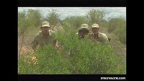 Outdoor gangbang at Kruger Park with Diana