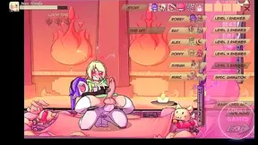 Busty Elf Max Takes On Busty Anime Action In EroGame Adventure