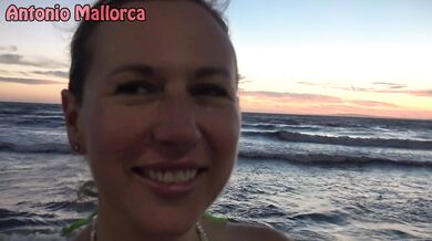 Fucking a Curvy German Tourist Picked Up at the Beach Big Tits Doggy Style
