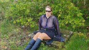 Outdoor Facial and Oral Cum