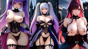 gothic girl in a castle full movie - hentai animation