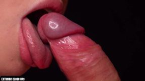 Extreme Close Up Intense ASMR Dick Sucking