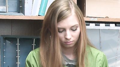 Teen thief busted by a dirty mall cop who fucked her