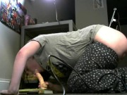 Auto Fuck and Suck (Using my automatic sex machine for the first time!)