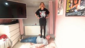 Jennifer's T-Bar Shoes Trampling (4K)