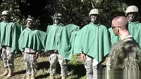 Army Batallions Naked Outdoor Drills