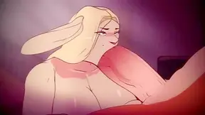 Furry Temptress Takes It Deep Rides Hard for Creampie Glory