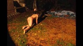 Obedient Soldier: Outdoor BDSM Spanking Session