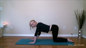 Yoga Instructor Shows off Her Form