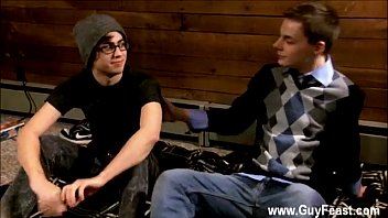 Nude men Benji Elliot invites his boyfriends to help him get