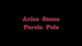 aries stone & persia pele lesbian pussy play