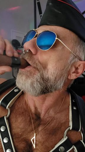 Stepdaddy Lighting His Gar