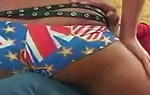 Cute blonde tranny gets drilled in ass