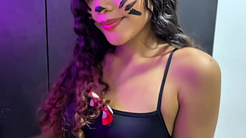 Minnie Mouse wanted to eat cheese but ended up eating a cock with her pussy fucked on halloween