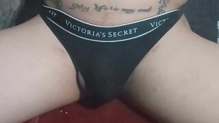 Masturbation with a large penis: no girls or babes allowed