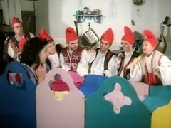 Horny Snow White getting fucked hard by the Seven Dwarfs