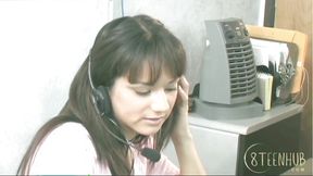 Hot receptionist Nadia Styles gets fucked at work