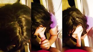 Hot Brunette MILF gets down and dirty with her crossdresser friend in POV