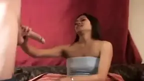 Sexy Asian Babe Gets Her Tight Ass Fucked and Filled with Cum