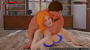 Ethan vs. Olwen (Naked Fighter 3D)