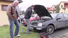 This Dilf Has To Seduce The Car Mechanic