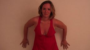 tessa solo in her black fishnet thigh highs and platform pumps