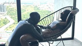 Hot Session on the String Chair, Full - Alex Latex