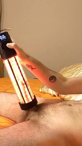 Moiame Titan Red Light Penis Pump Masturbation