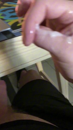 Just Came... Warm, Sticky Cum on My Fingers. I Love Playing with It