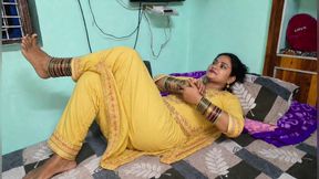 Pakisthani Newly Married Wife indoor bed Cozy viral Video Hindi