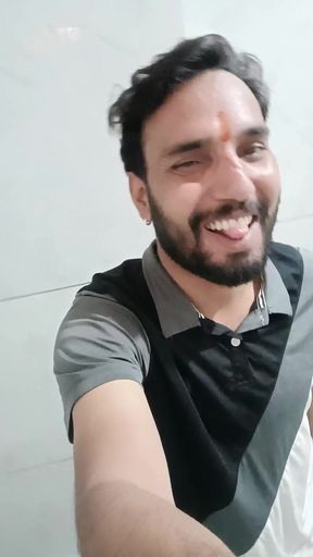 Hairy Indian Desi Rajasthani boy indian army man enjoy masterbating in public places