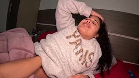 Renata Gomez apronta durante sua estadia na mans&atilde_o