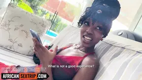 My 18YO ebony girlfriend gets naked and wants to star in a real homemade