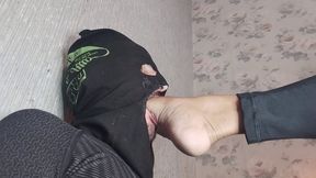 FRONTAL FOOT GAGGING, SOLES VIEW, THROAT FUCKED BY SIZE 40 SOLE PART 2 special price