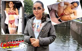 Curvy Latina Teen in Glasses Picks Up for Explicit Casting