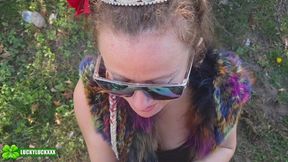 Lucky Gurl Anastasia - Spicy Ukranian Gets Fucked in the Parking Lot