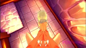 Elven Maidens Steamy Bath Encounter Ignites Forbidden Magic in 3DFantasy Realm