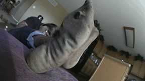 Dirty Stockinged Feet Of Kandice, 1st