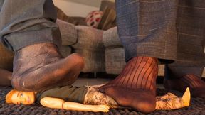 Crushed by your colleagues: Shoes, Sheers and feet