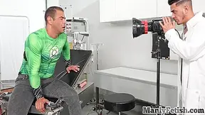 Hunk Doctor Toys Barebacking Crossdresser Patient With Dildo 7 Min